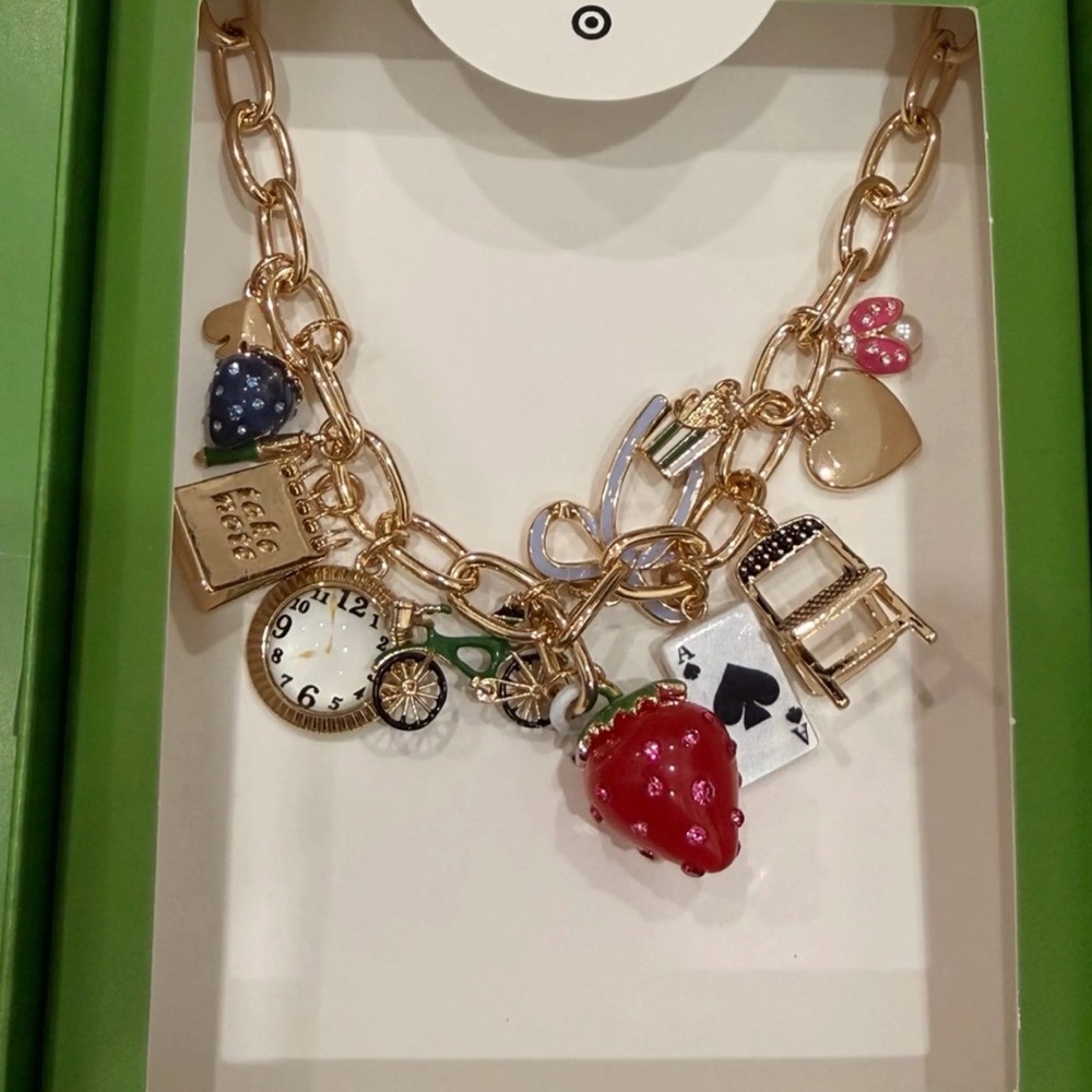 NWOT Kate Spade Charm Necklace - Picture 3 of 4